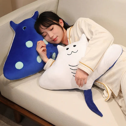 Devil Ray Plush Toy – Soft Kawaii Sea Animal Pillow