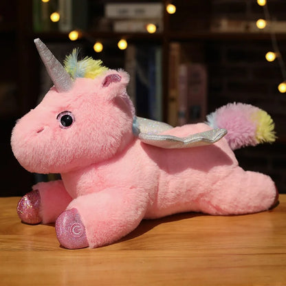 LED Unicorn Plush Toy – Glowing Soft Stuffed Animal Gift