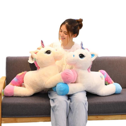 Rainbow Unicorn Plush Toy – Soft Stuffed Animal (40/60/80cm)