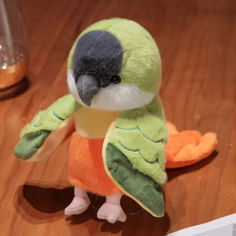 Parrot Hand Puppet Plush Toy – Soft & Funny Educational Doll