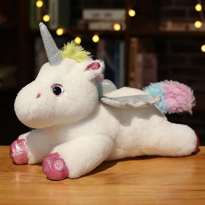 LED Unicorn Plush Toy – Glowing Soft Stuffed Animal Gift
