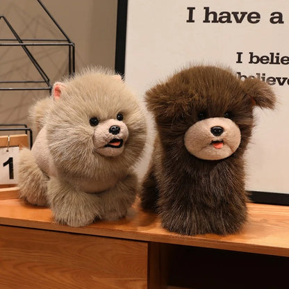 Lifelike Standing Animal Plush Toy – Dog & Lion Stuffed Doll