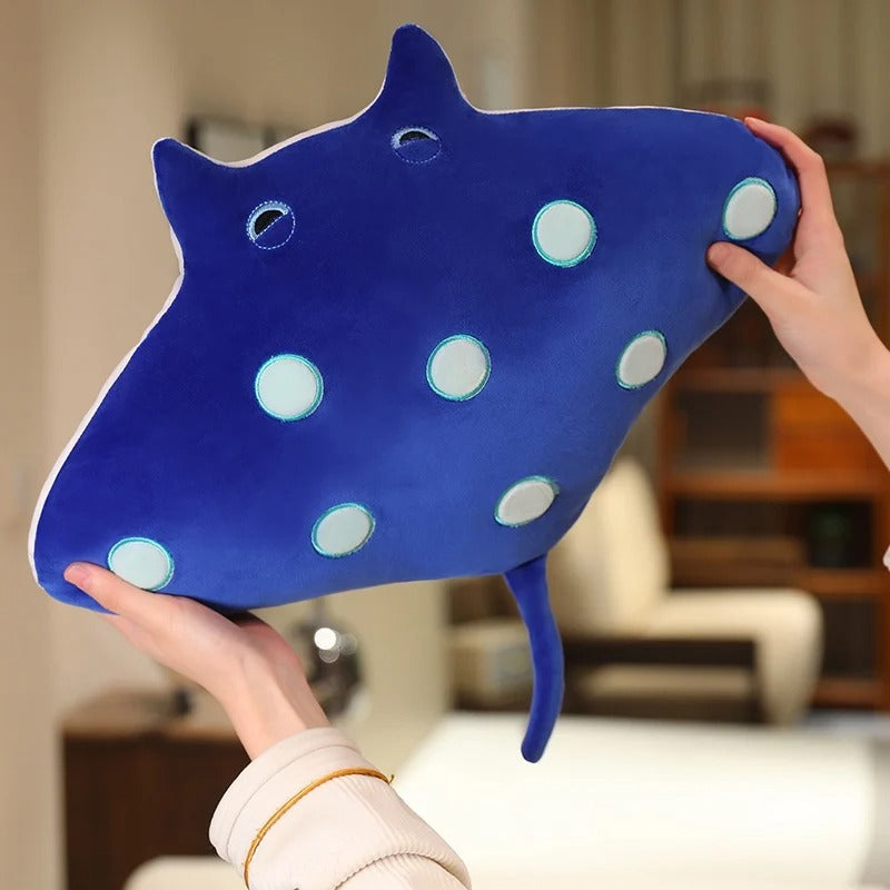 Devil Ray Plush Toy – Soft Kawaii Sea Animal Pillow