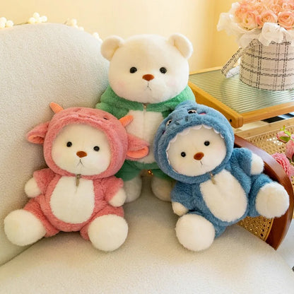 Bear Plush Toy in Suit – Soft Teddy Gift
